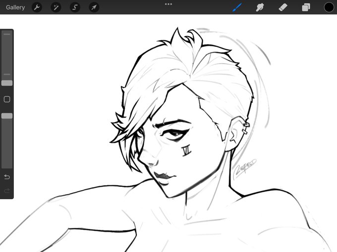 little WIP of Vi while i'm taking a break from my projects 🧁 

#Arcane 