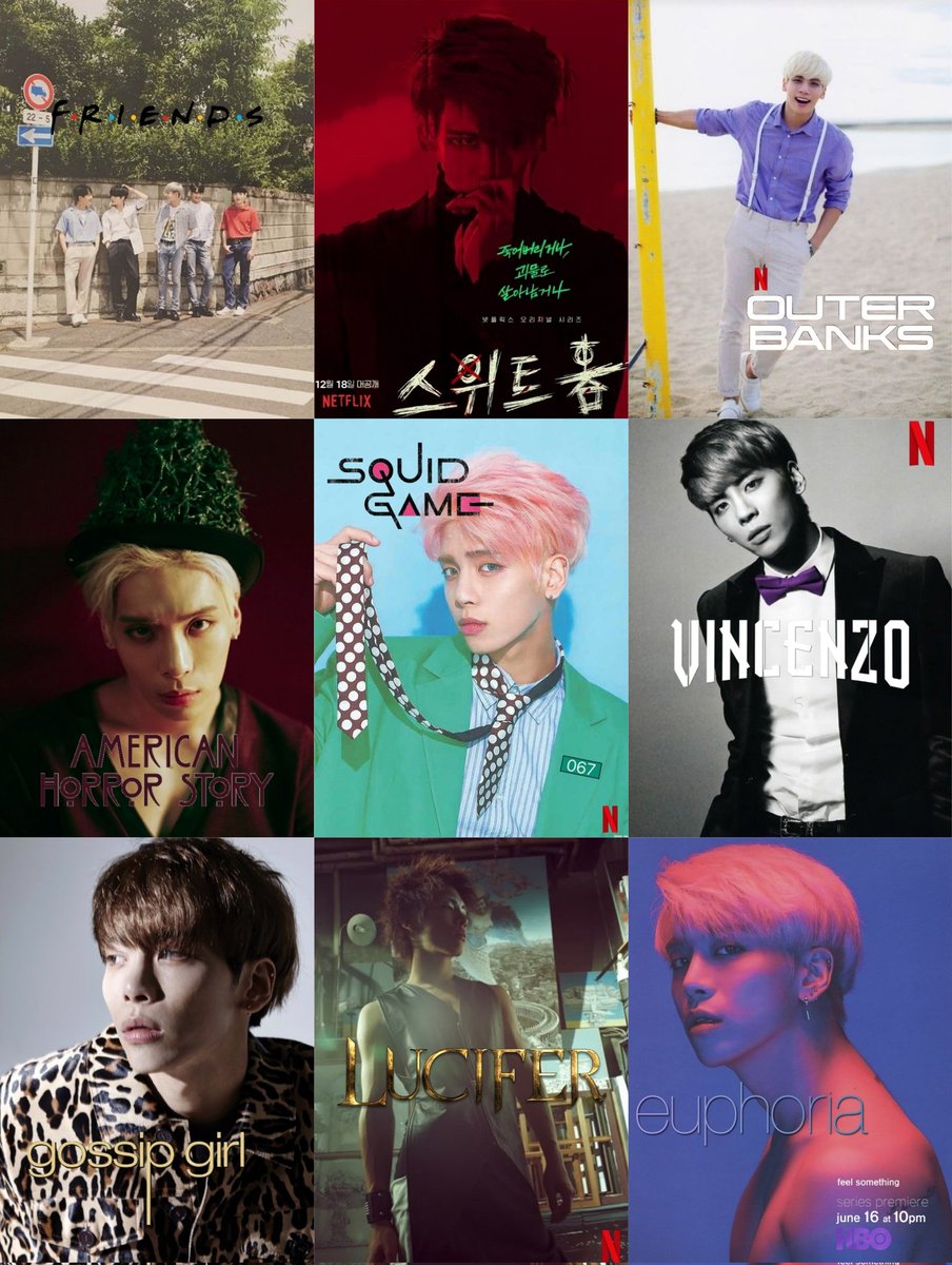 jonghyunpoems's tweet photo. kim jonghyun as series covers. https://t.co/iGMqla1lHm