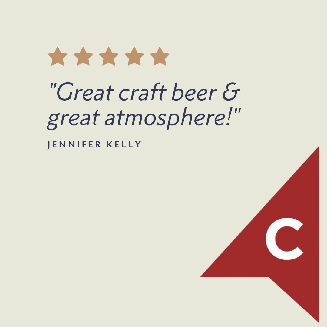 cardinal_hudson's tweet photo. Thanks Jennifer! #hudsonqc #testimonials #reviews #craftbeer https://t.co/VxCaEMaISD
