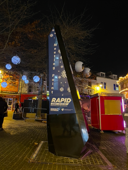 rapidcabs's tweet photo. We can officially reveal that we have meeting points in Waterford! You can rely on Rapid Cabs to drop you off at the entrance of Ireland's biggest Christmas festival!๐
To find out more, Ring us on 051-858585.๐ฒ
#RapidCabs #MeetingPoint #Waterford https://t.co/fz62iNmvt8