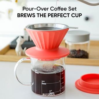 BuydeemGlobal's tweet photo. Brew the perfect cup of coffee with minimal effort ☕️  

This easy to use set offers scales and instructions to help you brew your favorite cup of coffee (or cocktail) with ease!

Visit https://t.co/mKCstv409C for a whole new coffee experience. #Buydeem #coffeelovers #coffeetime https://t.co/gRO6dHBpwl