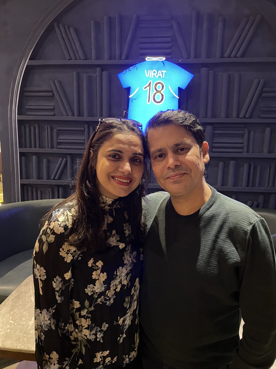 PulakSharma's tweet photo. One short of 2 decades @ One8 Commune! Ambiance, food and service are awesome!! Thanks @IamKohli for such a great place in Kolkata!! https://t.co/El6mNLM7yy