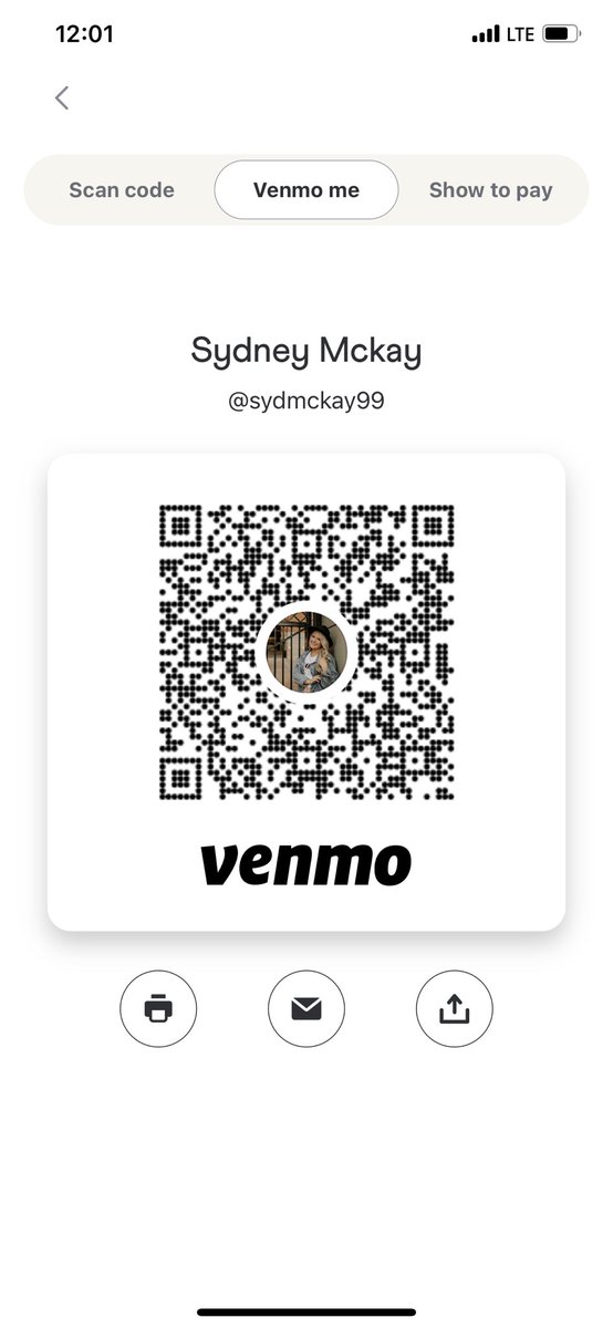_sydmckay_'s tweet photo. @Venmo #VenmoMe https://t.co/yLttYwjI49
