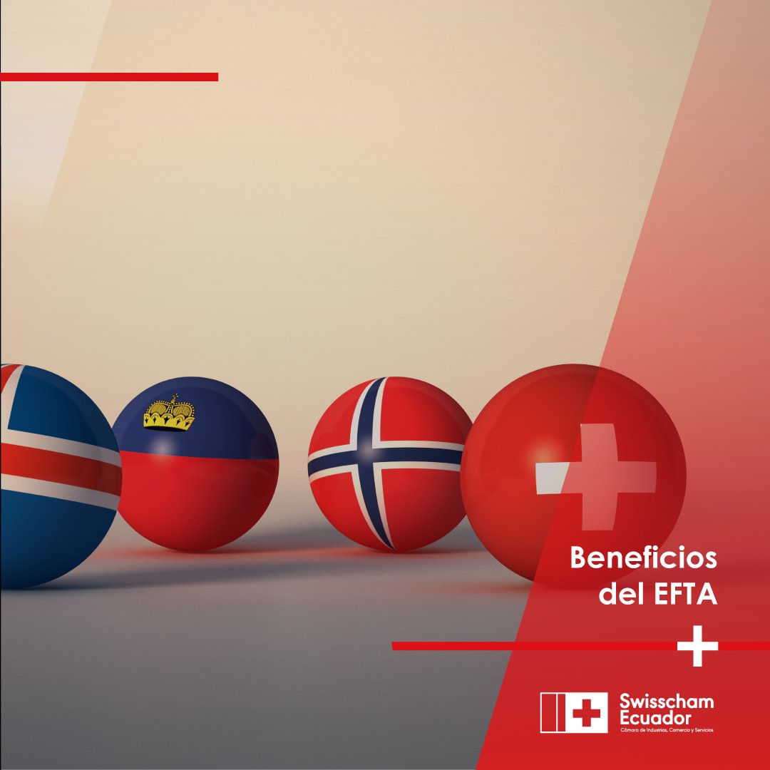 swisschamec's tweet photo. Las oportunidades del acuerdo entre el bloque #EFTA y #Ecuador resaltan el intercambio de mercancía, el comercio de servicios, inversiones, mercados públicos, desarrollo sostenible y la cooperación técnica.🇨🇭🤝🇪🇨 
 #Servicios #MásEcuadorEnElMundo #SwisschamEcuador https://t.co/AAdTltqYiB