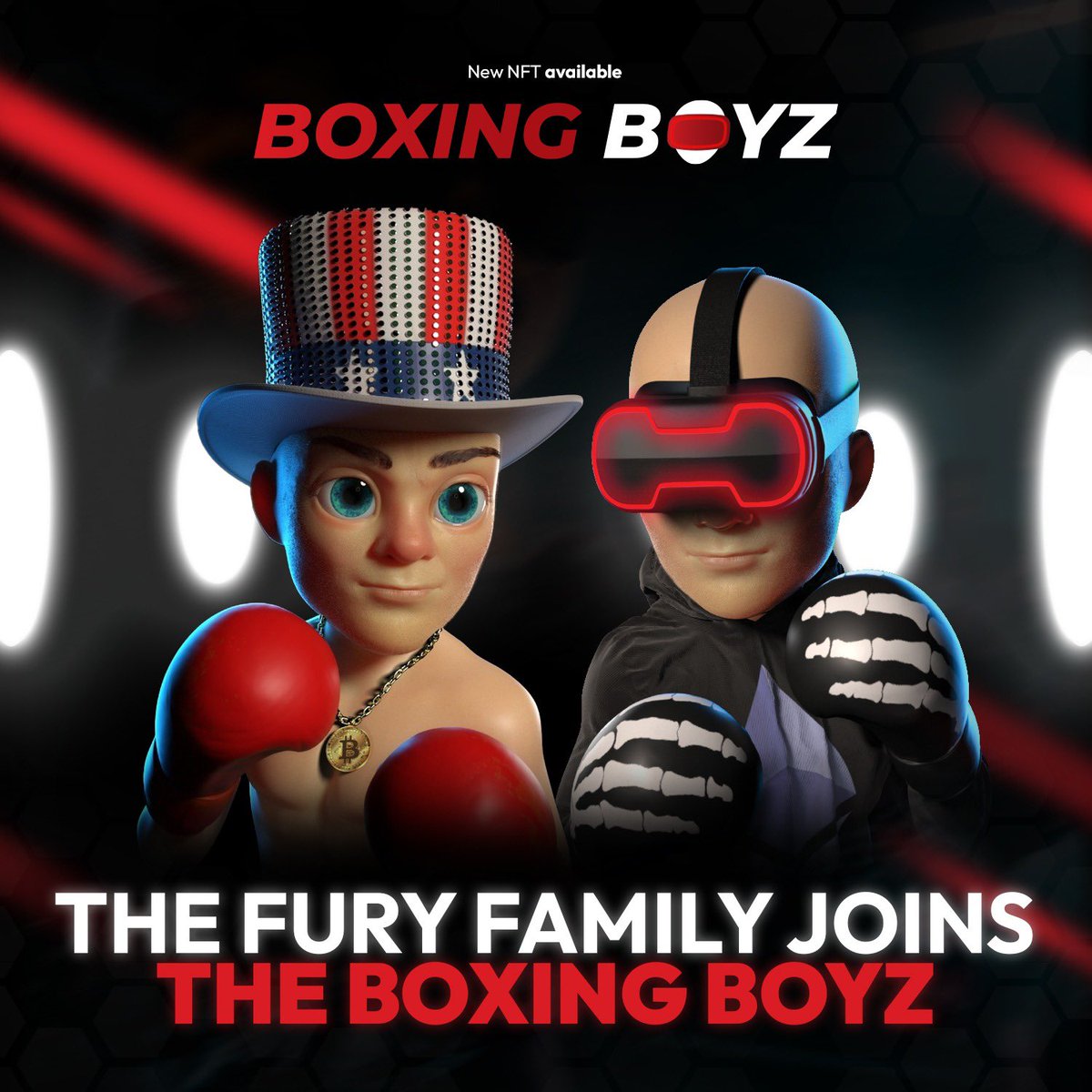 We are happy to announce that we, as the Fury family, joined the <a href="/boxing_boyz/">Boxing Boyz</a> team

<a href="/boxing_boyz/">Boxing Boyz</a> is an NFT project that is created with a vision to combine the real boxing world with the digital revolution through a play-to-earn game🥊

Website: boxingboyz.com