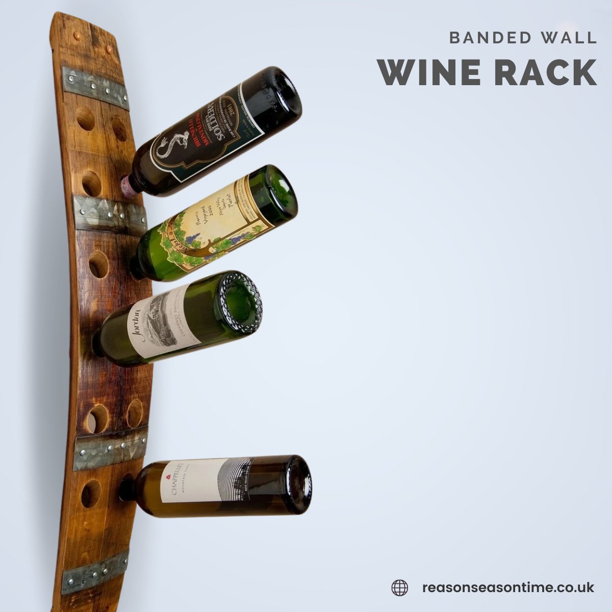 RSTLDN's tweet photo. Display 6, 12 or 18 wine Bottles in an upcycled Napa Valley Wine Barrel wine rack. Features two wine barrel staves and original metal bands from the barrel. Easily mounts to the wall with four screws and matching oak buttons provided.
https://t.co/lfLb9AnNlW https://t.co/8xMQtE3uIx