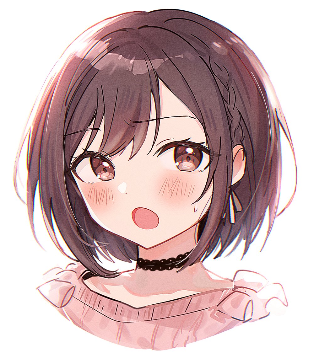 チョーカー忘れてる ぴものイラスト