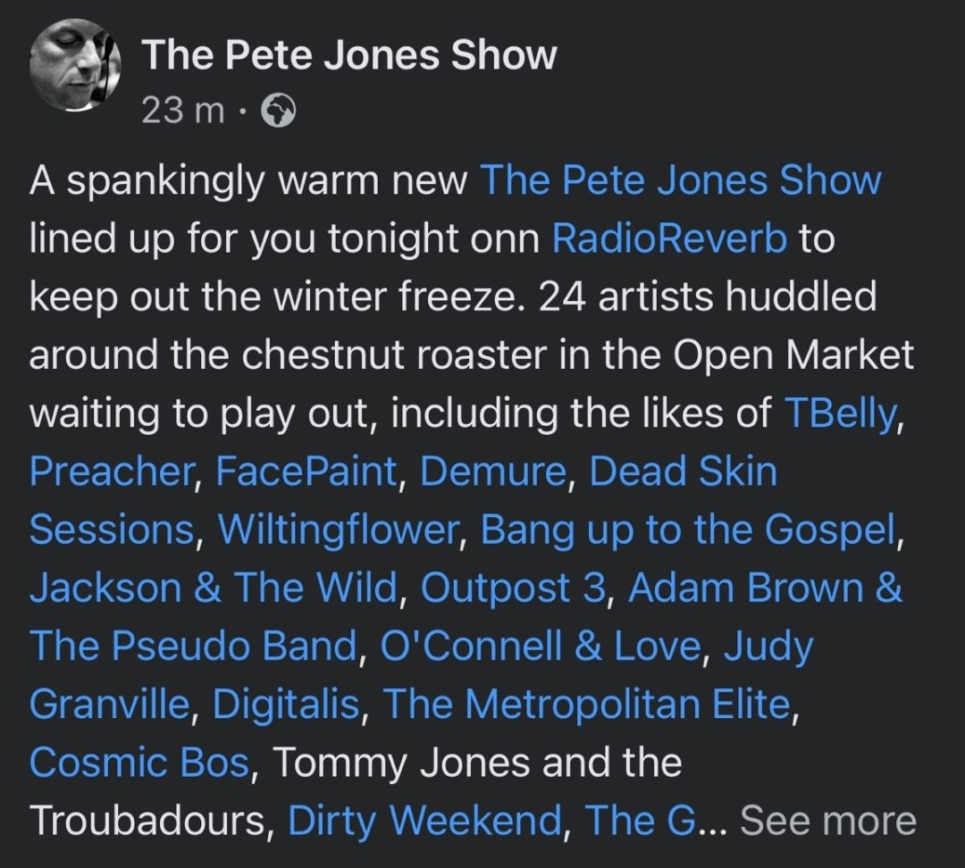 Tonight! <a href="/petejonesshow/">Pete Jones Show</a> is going to play our debut single 'Forty' on @radioreverb woop woop! 😄 Listen in from 5pm