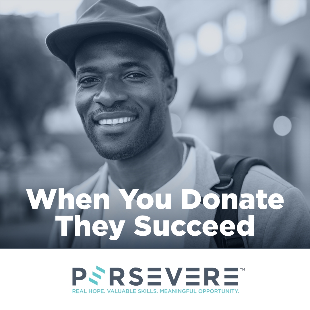 Every dollar given during #GivingTuesday goes straight to supporting Persevere graduates and their families as they rebuild their lives after experiencing incarceration. Your gift could mean the difference between success and failure. Donate now - hubs.li/H0_XyLy0