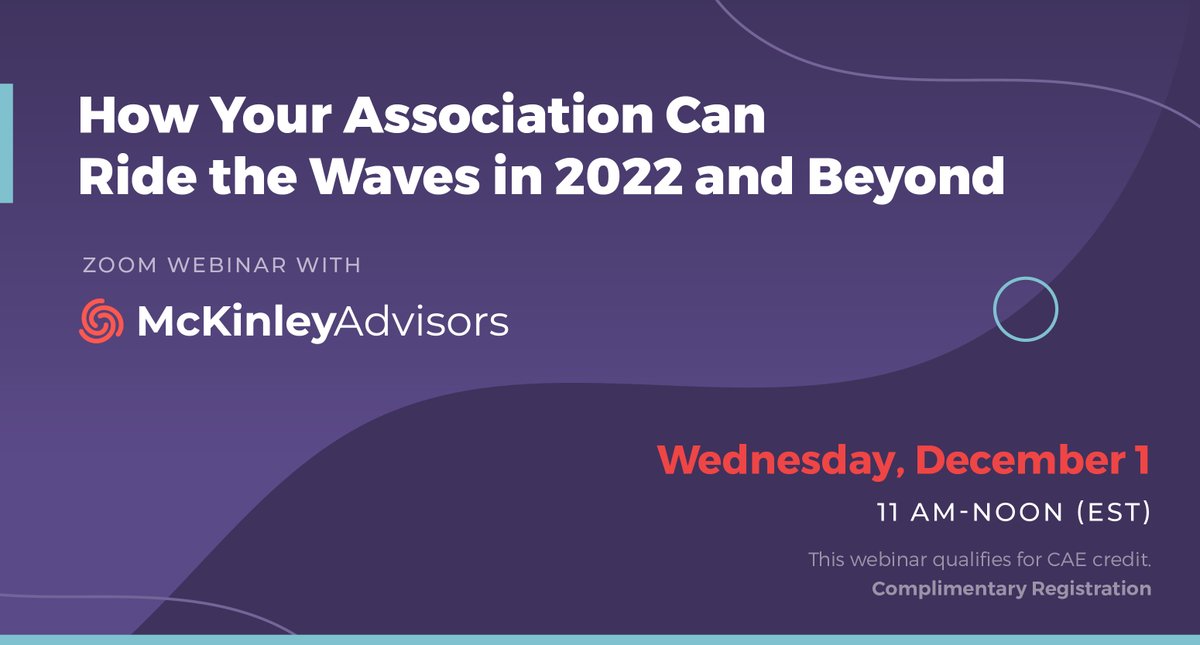 MeenaDayak's tweet photo. My colleagues and I are looking forward to this important conversation as we head into a future filled with both uncertainty and promise — for #associations  to realize their greater potential. To join us on Wed, Dec 1 at 11 am eastern, register at https://t.co/o46qwUzJ7i https://t.co/DSOu2OWtJF