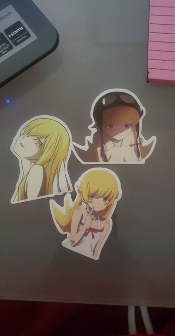 My friend gave me hella hentei stickers look at all the Shinobus I have i am so happy:3 https://t.co