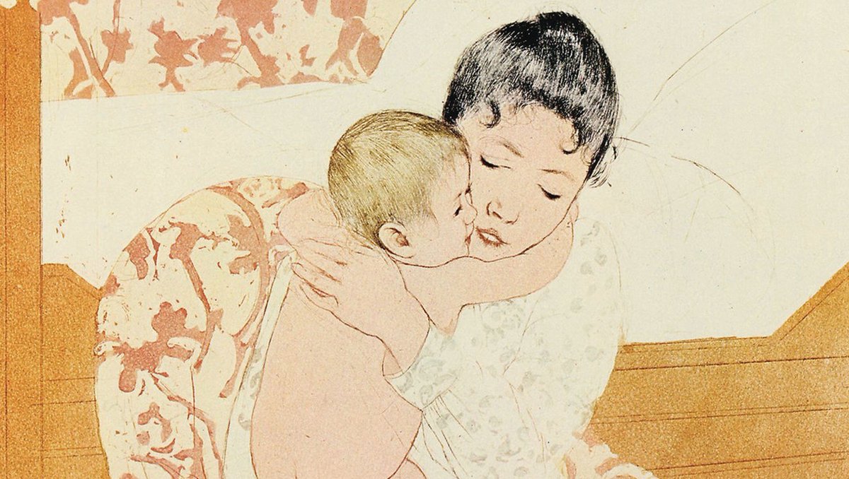 chadbrookcards's tweet photo. Maternal Caress - #MarryCassatt (1890–91)

“Maternal Caress” is one of many mother and child images for which Cassatt earned international renown.

https://t.co/Xi13pc6O3B

#maternalcaress #1800s #artoftheday #art #greetingcards #cards #gifts #gift https://t.co/VfXBENYKF4