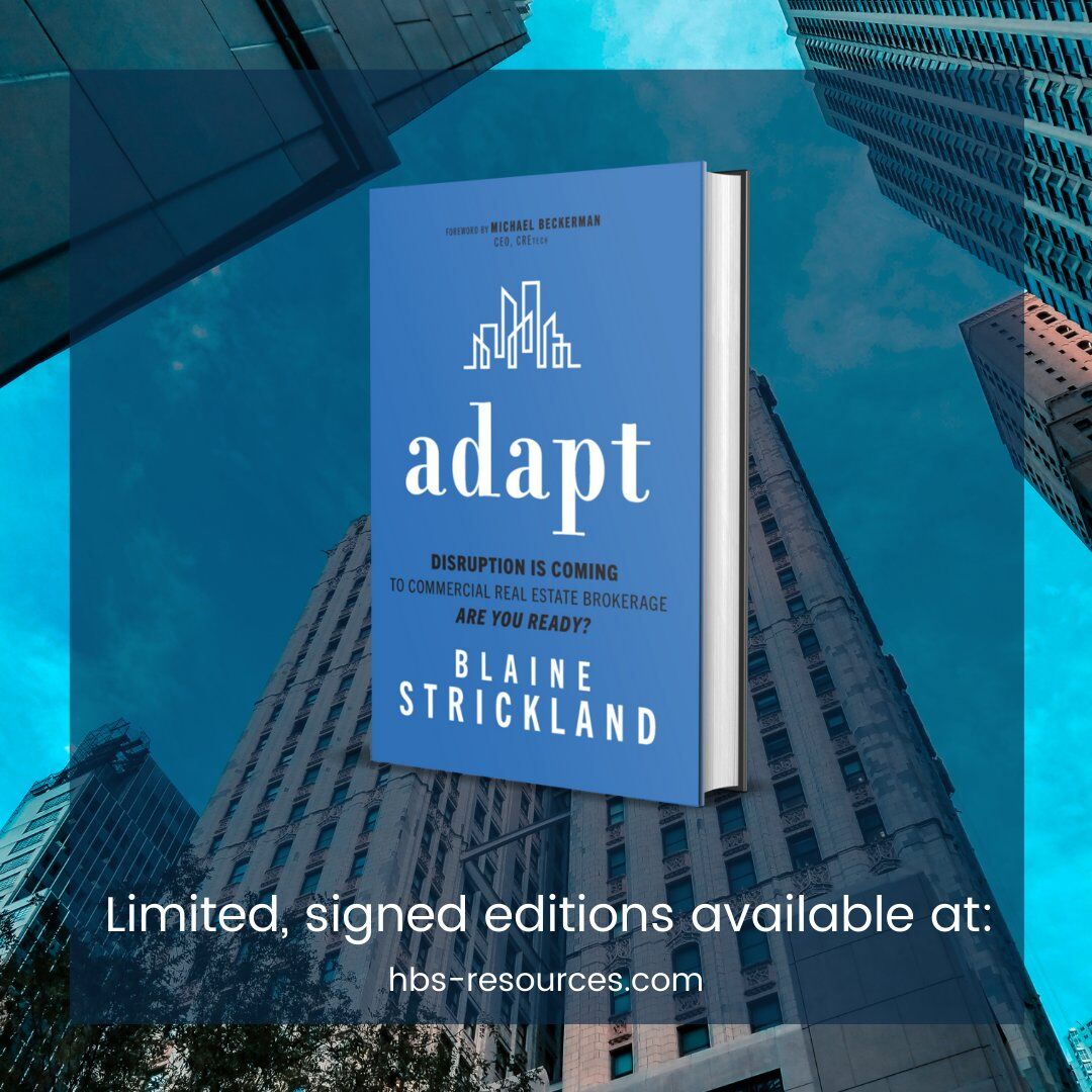 BStrickCCIM's tweet photo. Get your custom-signed copy of "Adapt" today.
 
The pace of change is quickening. You can feel it every day—in your personal life and in your work in the commercial real estate arena. 

 #CRE #CCIM #commercialrealestate #realestate #coaching #onemoredeal
 https://t.co/Oq5CsFsGrO https://t.co/sLmDNA0sRd