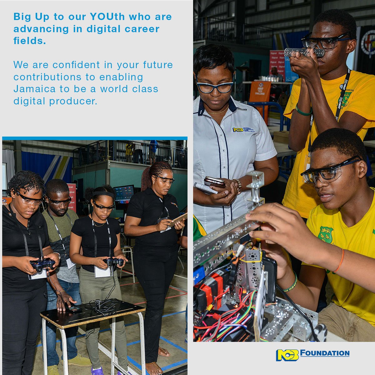 NCBFoundation's tweet image. To our outstanding Jamaican youth, continue to blaze a path of excellence wherever you go. We see and are proud of all your accomplishments.

Keep putting your best life forward.

#EmpoweringPeople
#UnlockingDreams
#DevelopingCommunities