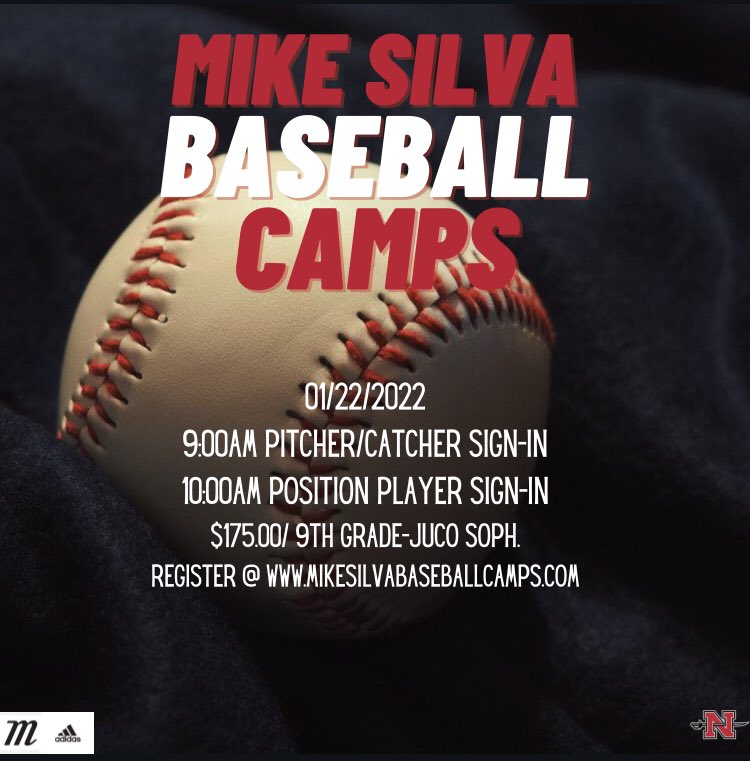 Just a little reminder. Camp is coming soon! Sign up @ mikesilvabaseballcamps.com