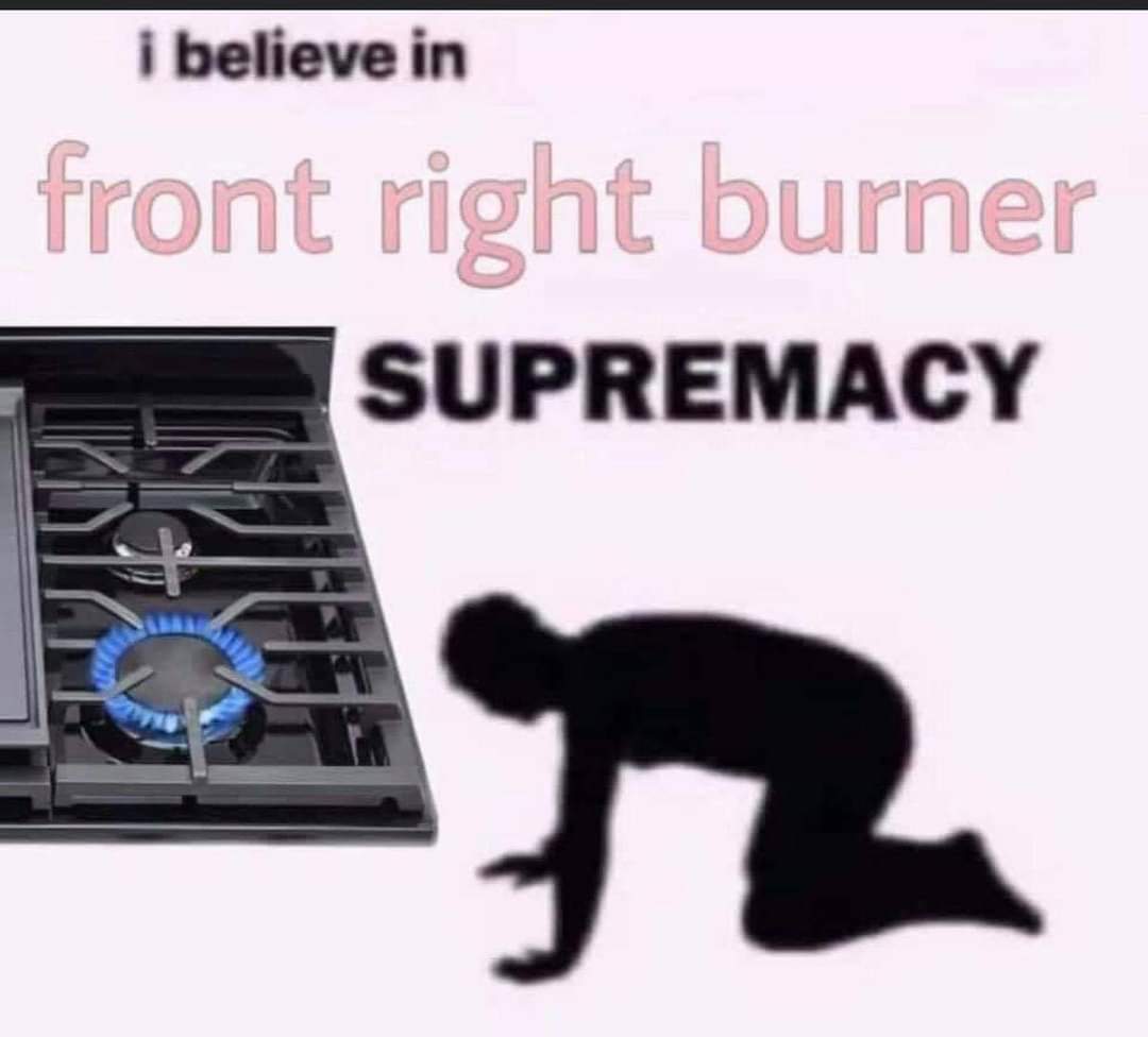 Díganme que no soy la única. Es la mejor de toda la estufa!!