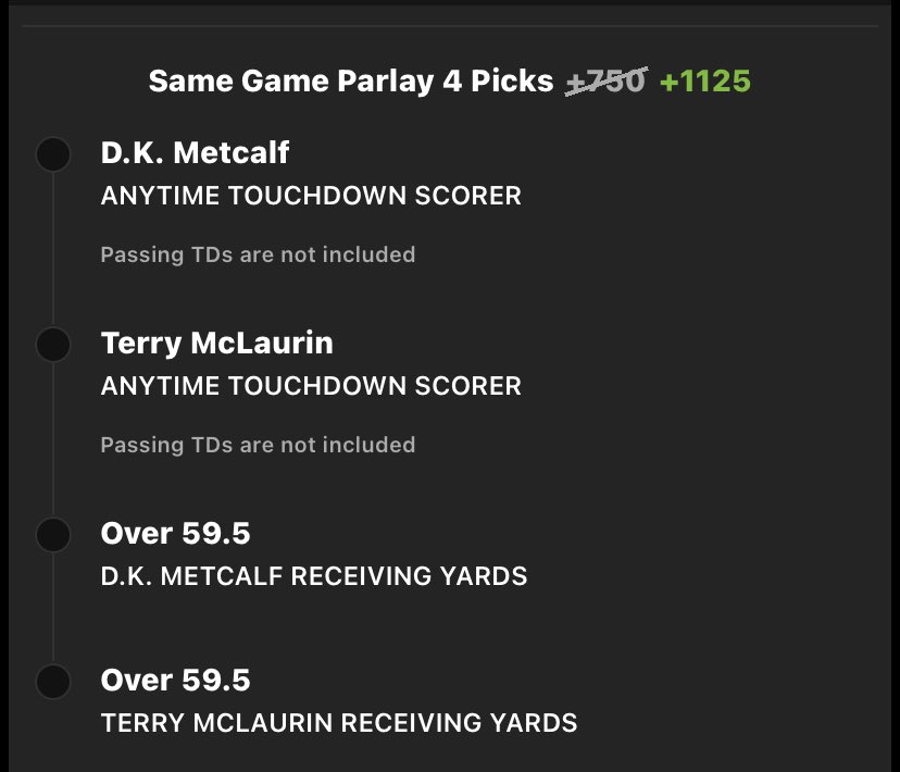 🚨GIVEAWAY ALERT🚨

One lucky person will receive $100 courtesy of <a href="/OddsJam/">OddsJam.com</a> if the prop parlay shown below HITS‼️

To enter the contest:
1. Follow <a href="/OddsJam/">OddsJam.com</a>
2. Follow your boy JP <a href="/SJP954/">Jason Picks👊🏾🤑</a> 
3. Retweet this tweet

It’s that simple. FREE MONEY💰‼️ #GamblingTwitter #MNF #NFL 👊🏾🤑