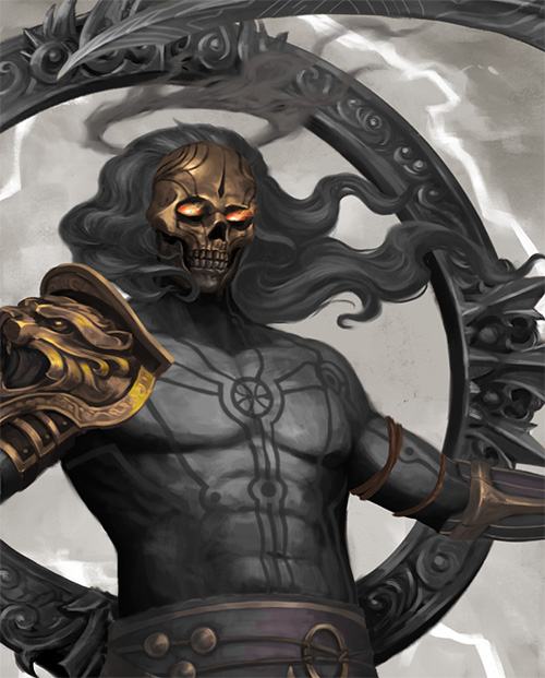 thewormholeproj's tweet photo. The Dark God awakens. 
Good or evil, you decide when you're ready.

Showing:
PFP &amp; Full Body Art 
(resolution has been lowered)

#GodsofGravity #solana #nft #nfts #solananfts #NFTdrops #nftlaunch https://t.co/9xcYKpSb7f