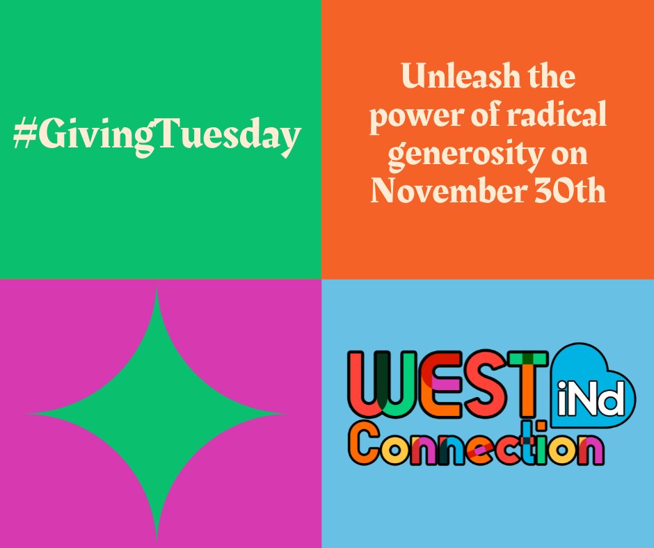 WestiNdConnect's tweet photo. On this #GivingTuesday, we are asking you to unleash the power of generosity with a financial donation to #WestiNdConnection. Your donation will help West iNd Connection do great things for Independence in 2022. Send the donation using PayPal. Thank you! https://t.co/IUVOixXXwB https://t.co/Z0CoTMc6yF
