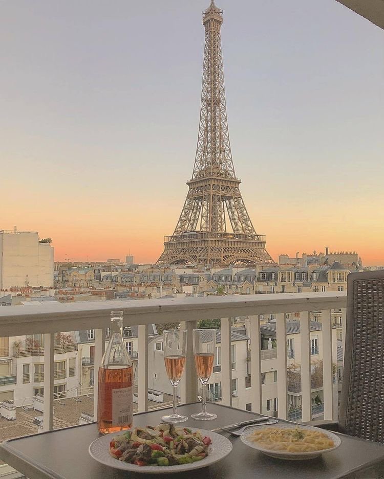 end of the day in Paris.