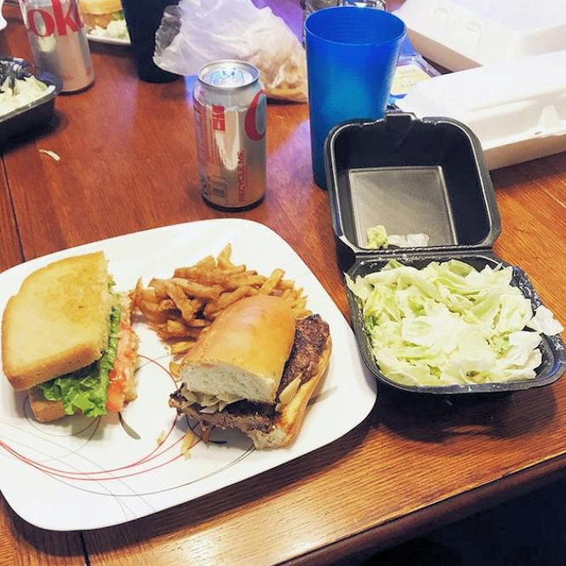 Problem solved, brilliant 🤩🌟
<a href="/kylejkimber/">KyleJKimber</a>
"Couldn’t decide between the steak sandwich and the crab salad sandwich - so we got both and split em"