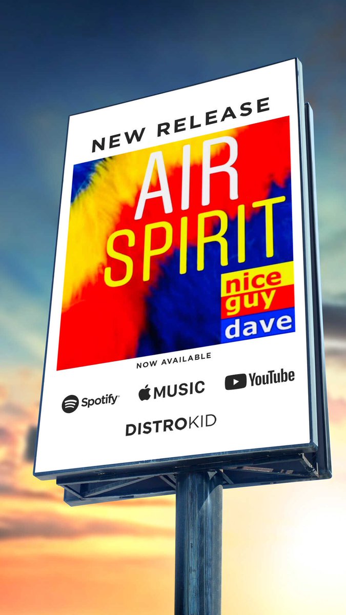 NiceGuyDave11's tweet photo. Check out my new single "Air Spirit (Acapella Version)" distributed by @DistroKid and live on iTunes! https://t.co/efoYXJqGbE #airspirit #niceguydavemusic #releaseoriginaldigitalsingleeveryweek #onalldigitalplatforms #everysinglefriday #anothersinglenextfriday https://t.co/oTvUHaS95z