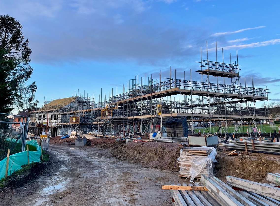 Great to see progress on site in Lockleaze for our Constable &amp; Crome Road development for Abri Housing Association with <a href="/SpellerMetcalfe/">Speller Metcalfe</a>  <a href="/abri/">hmooodi krim</a>  <a href="/jubb_uk/">Jubb</a> <a href="/StephenWLodge/">Stephen Lodge</a> <a href="/turleyplanning/">Turley</a>