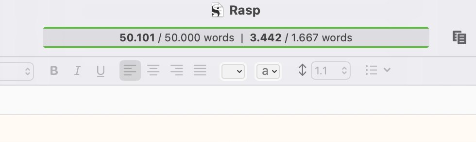 add1sun's tweet photo. Wut? I finally completed a @NaNoWriMo. I got to 50,101 words today. One day early! What a fun month of writing. https://t.co/y9cEMldjsX