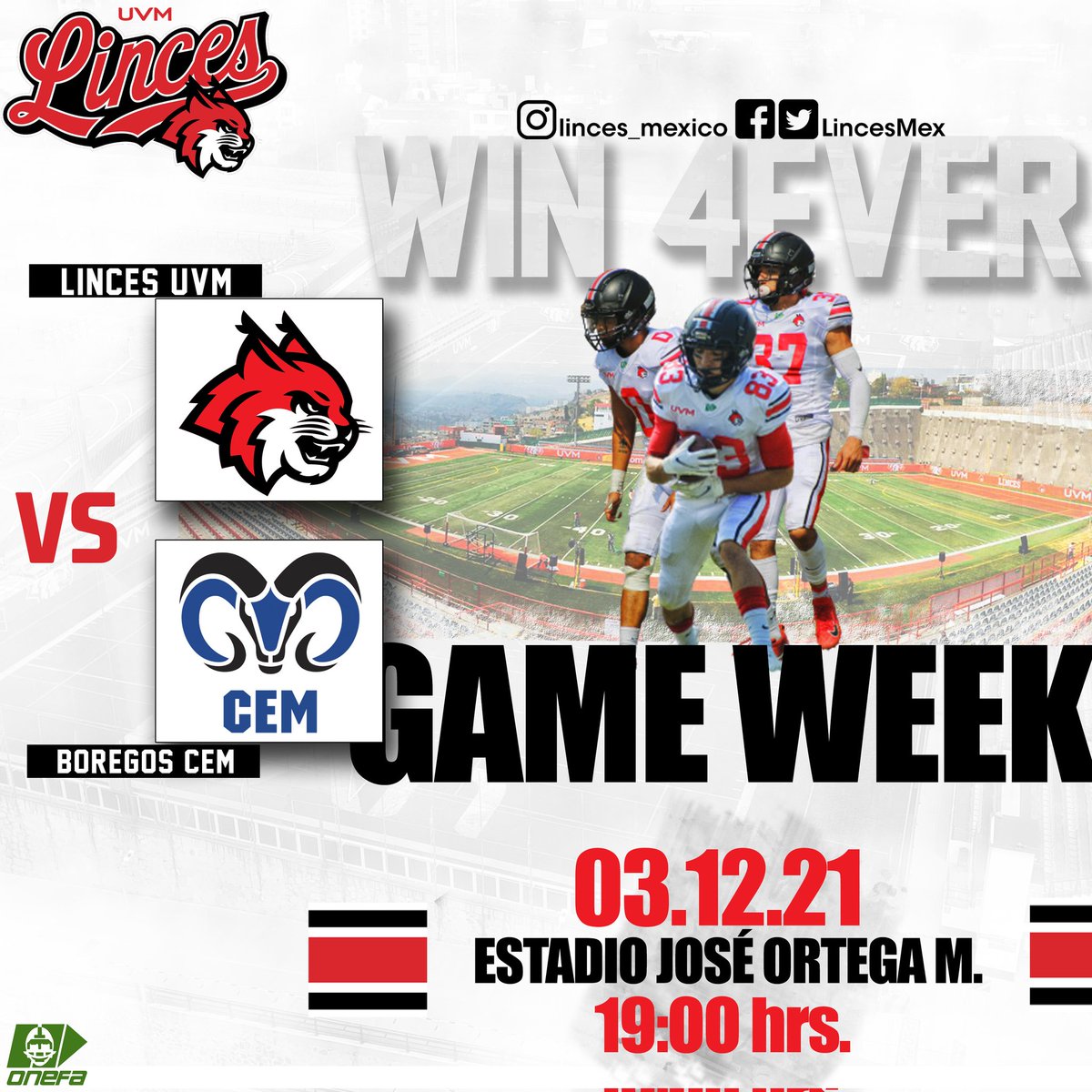 LincesMex's tweet photo. ‼️Vamos por la victoria en casa‼️
El único camino para mejorar es el esfuerzo constante y el trabajo duro🐾🏈
#Win4Ever #Focus
@maximoavance @Tercer_Cuarto @DicassSports @mundodelovoide @PRIMERO_Y_GOL @UVMRadio_MEXICO @UVMMEXICO @receptorcommx @Ferdebolsillo @OnefaOficial https://t.co/6f61nqBodl