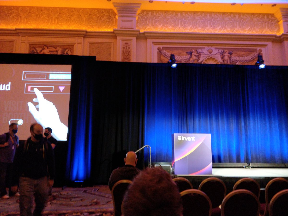 Waiting for "data lakes in highly regulated markets" to start #reinvent21