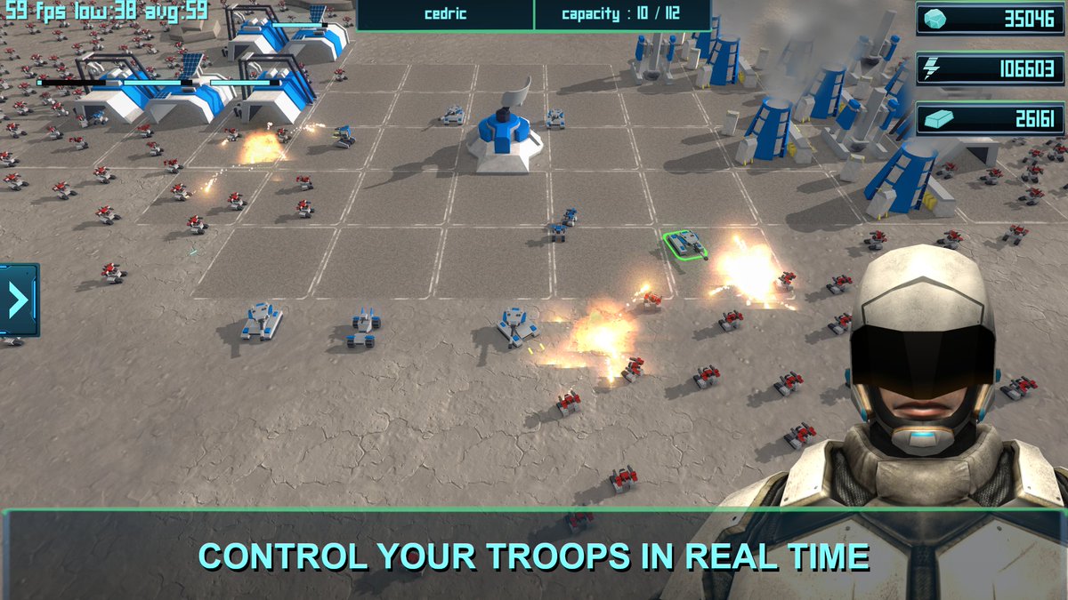 ZugSoftware's tweet photo. Clash on the Moon RTS mixes real time strategic game and MMO! The aim of this game is to collect a new mineral and upgrade your base to defend yourself ! 💪

➡ https://t.co/hupw6rvy6b
➡ https://t.co/LyhxWvioL6
Ready for this adventure ? 

#clashonthemoon #gamer #swissgame https://t.co/rlBf8zqqCg