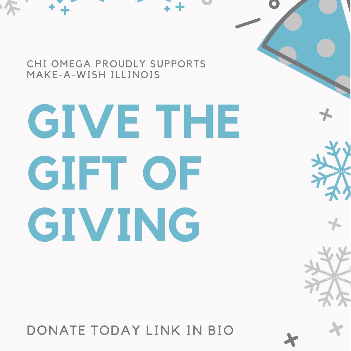 It’s Wish Week Day 1!! Click that link in our bio donate to 𝔾𝕚𝕧𝕖 𝕋𝕙𝕖 𝔾𝕚𝕗𝕥 𝕠𝕗 𝔾𝕚𝕧𝕚𝕟𝕘!!💙❄️