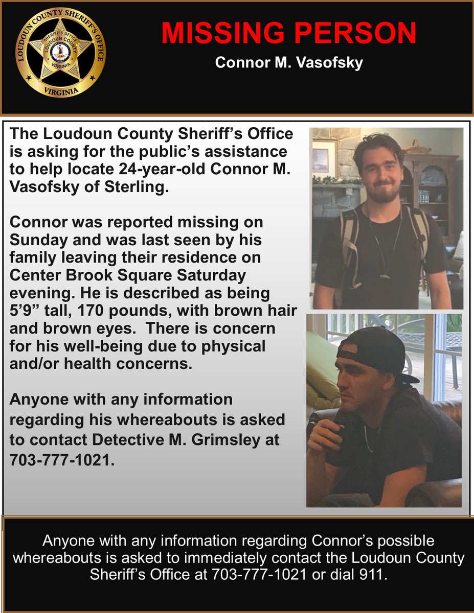 Loudoun County Sheriff's Office tweet media