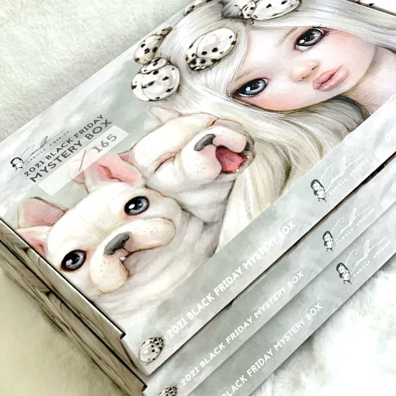 TheCamillaStore's tweet photo. Cyber Monday is on! 💻 
Prints have returned to The Camilla Store! 22 14x18 limited edition signed and numbered “Where The Wild Things Squirm”, several SIGNED prints AND a Mystery Listing that is only $25 🔍 What will you find in your mystery tube? Get yours PLUS.... https://t.co/hpIRsAhH7k