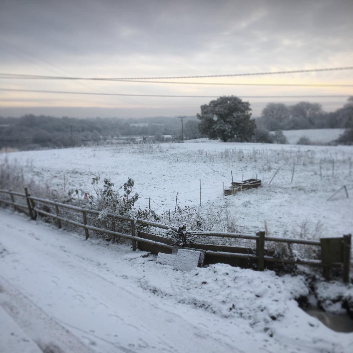 theDanielJLogan's tweet photo. ‘‘Twas a snowy start to the day on my way to Fox Barn Studios #walking #countryside #recordingstudio #snow https://t.co/r1LLDfwYOd