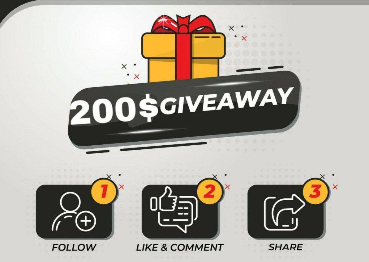 Süpriz Hediye🎁

Şanslı 2 kişiye, 200$ Hediye Ediyoruz.🎉

 Katılmak için;

🔹Bu gönderiyi RT, Beğen

🔻Telegramı Takip Et

t.me/+KzniDY53WOM0Z…