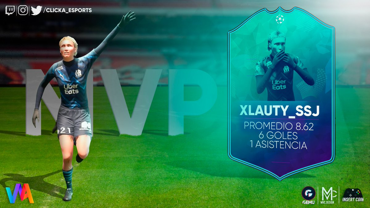 CLKeSports's tweet photo. El MVP de FIFA22 PS4 🎯 🔥
Dejamos los datos de su gran semana en @iesafifaar 3ra División

#somosclicka #goclicka https://t.co/C8kEK5MI2S
