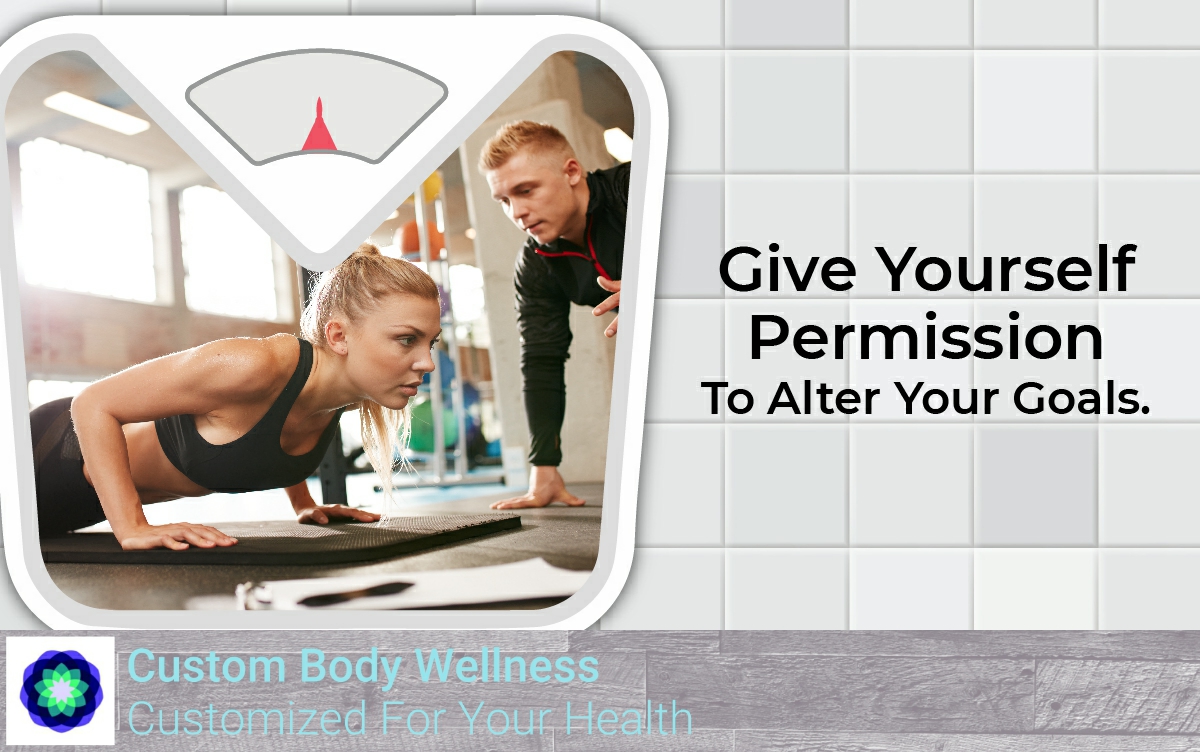 WellnessCustom's tweet image. Set goals that you think you can achieve, then modify them as you understand more of what you’re capable of. There’s nothing wrong with moving the goal post!