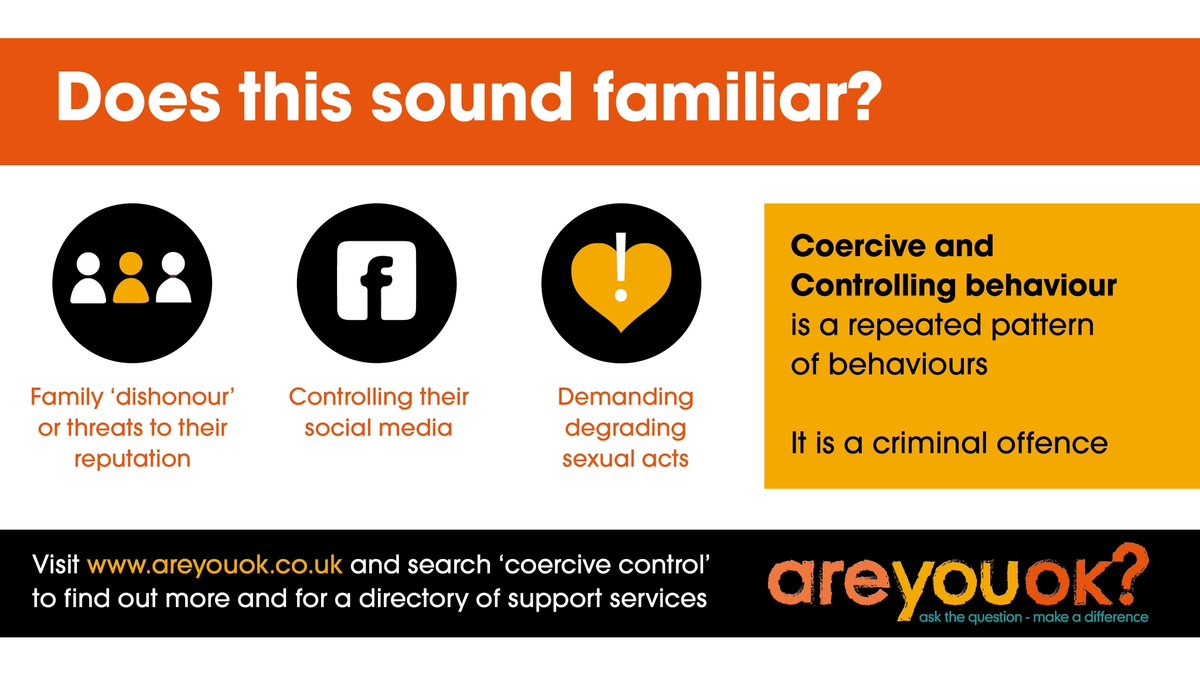 Gaslighting is subtle and slow. It includes telling blatant lies, denying they said something, wearing you down gradually until you're confused, don’t know who to trust and doubt your own sanity. It's highly controlling and it's an offence orlo.uk/9U99j #16DaysOfAction