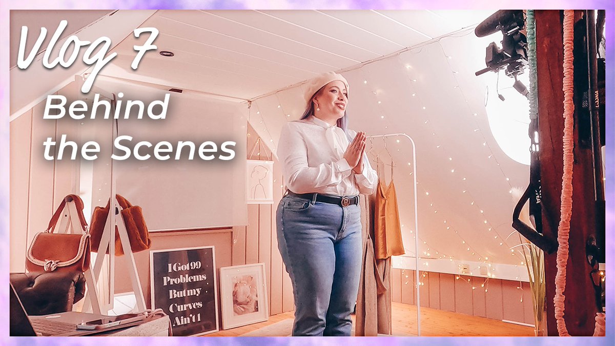 _Missesviolet_'s tweet photo. Wie läuft so die Produktion meiner Fashion Videos ab? Im neuen #Vlog nehme ich Euch mit hinter die Kamera und zeige Euch den Drehalltag als hauptberufliche YouTuberin. Ach ja, und waschen kann ich auch endlich wieder. 😂 https://t.co/oYvbb5TQFx Xo Sara 💜 https://t.co/bUo07jgrWa
