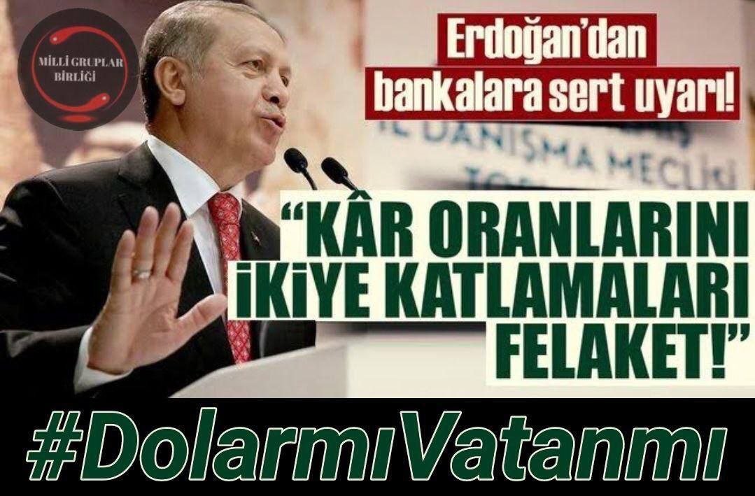 Ülkemizi denklemin dışına itmek isteyenlerin kur, faiz ve fiat artışları
üzerinden oynadıkları oyunları bu millet biliyor... 
#DolarMıVatanMı