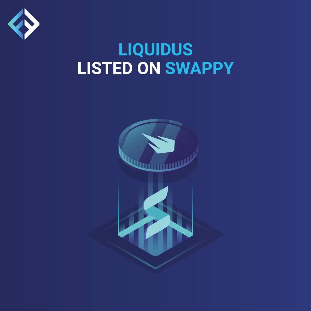 ForintFinance's tweet photo. 📢#LIQUIDUS has been listed on #SWAPPY, the new #multichain platform of #FORINTFINANCE!
➡️ https://t.co/tsN332uLng
“Be with someone who wants to see you grow.”
#Blockchain #Crypto #listing #teamwork #thebest #thequickest #growth #thefuture https://t.co/xswAg7sqk1