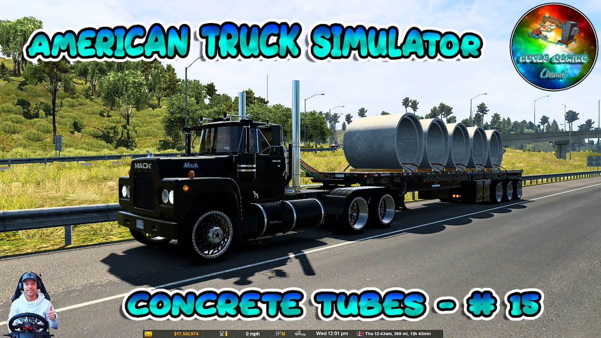 GamingRuvas's tweet photo. American Truck Simulator - Delivering Concrete Tubes 20T with Mack R.(PT)
https://t.co/0PpxHLx3RI
#ruvasgamingchannel #americantrucksimulator #ats #atsrandomcargos #scssoftware #zeemods #mackr https://t.co/nY8cgMy54N