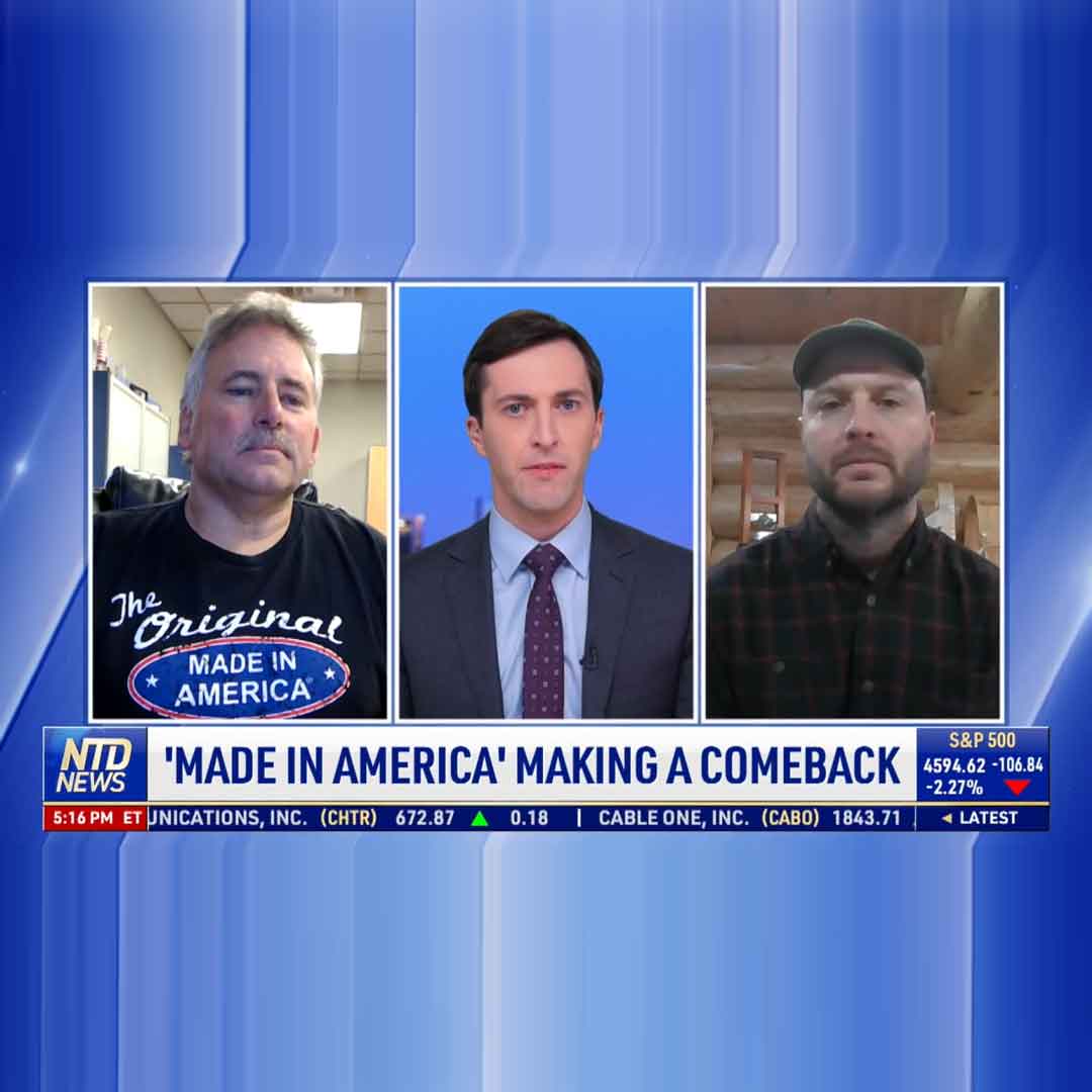 Shout out to <a href="/WintergreenEly/">Wintergreen Northern Wear</a> for sharing the spotlight on @news_ntd segment on "‘Made in America’ Making a Comeback"!

Catch Founder and CEO, <a href="/MarkAndolUSA/">Mark Andol</a> talking about the importance of American made, how we can make a difference this holiday, and more!
bit.ly/3xA1Fl8