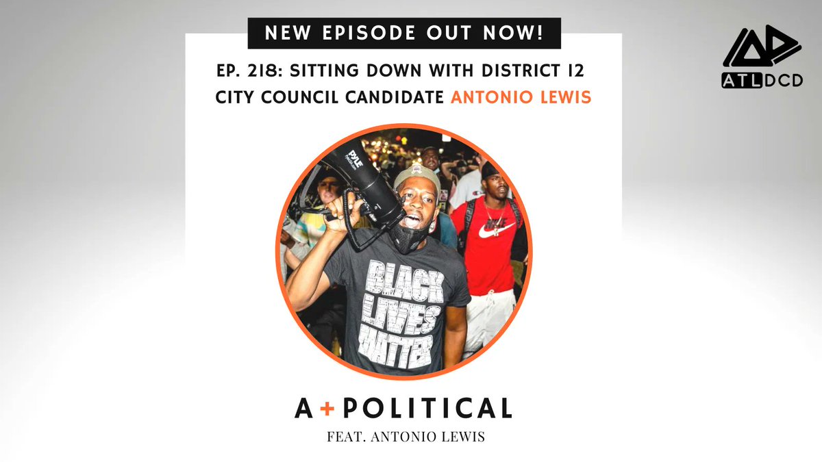 AtlantaDecoded's tweet photo. 🔈A+Political🔈

Episode 218 | "Does Atlanta Need a Night Mayor?" (feat. @antoniolewisatl) is AVAILABLE NOW! #APoliticalPod

Listen Here ⬇️ 🎧
Apple: https://t.co/MDF3pTE81T
Spotify: https://t.co/1FuU2CTD4M
YouTube: https://t.co/oT3iYDJvdP https://t.co/bKd5XRH7hL