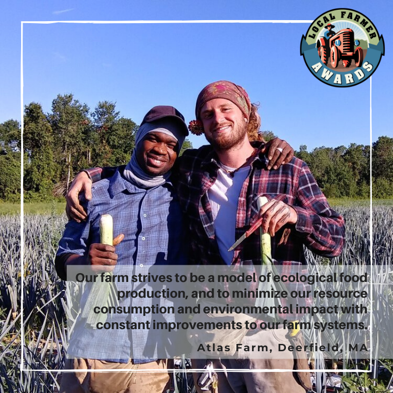 Part of the vibrant agricultural heritage of the Connecticut River Valley, Atlas Farm operates year-round to provide the community with the freshest local produce possible, even in the depths of winter. 

#farmerawards #grownnotflown #cisa_localhero #locallygrown #atlasfarm