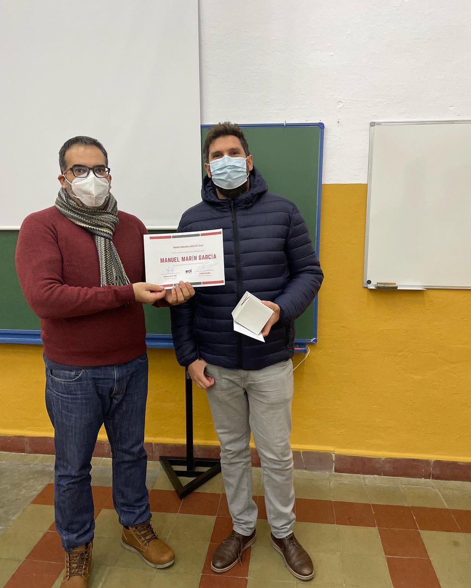 EOIEcija's tweet photo. Ya tenemos nuevo logo gracias a nuestro alumno Manuel Marín García. Ganador del II Concurso de Logos de la EOI Écija https://t.co/t6aEduOIoL