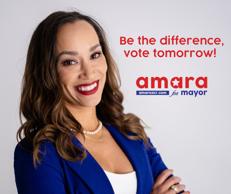 amara4cr's tweet photo. We’re only one day away from bringing the change we want to see to our fine city. This campaign is all about making Cedar Rapids a more livable, equitable, and sustainable city for ALL OF US. 

To do that though, we need to first get out the vote! Let’s do this!! https://t.co/2hF4jYITOL