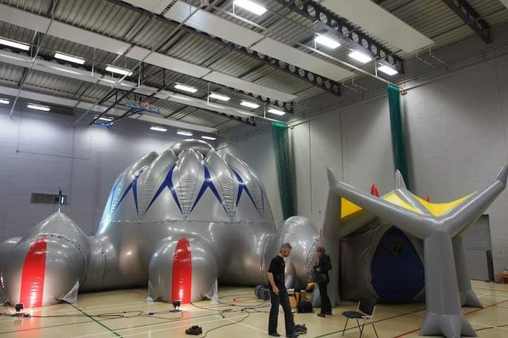 This morning we are sharing a precious memory from 9 years ago when we presented the Jabadome, a specially commissioned dome at Jabadao - The National Centre for Movement in Play. #architectsofair #luminarium #alanparkinson #accessibleart #Jabadome #Jabadao #inflatableart