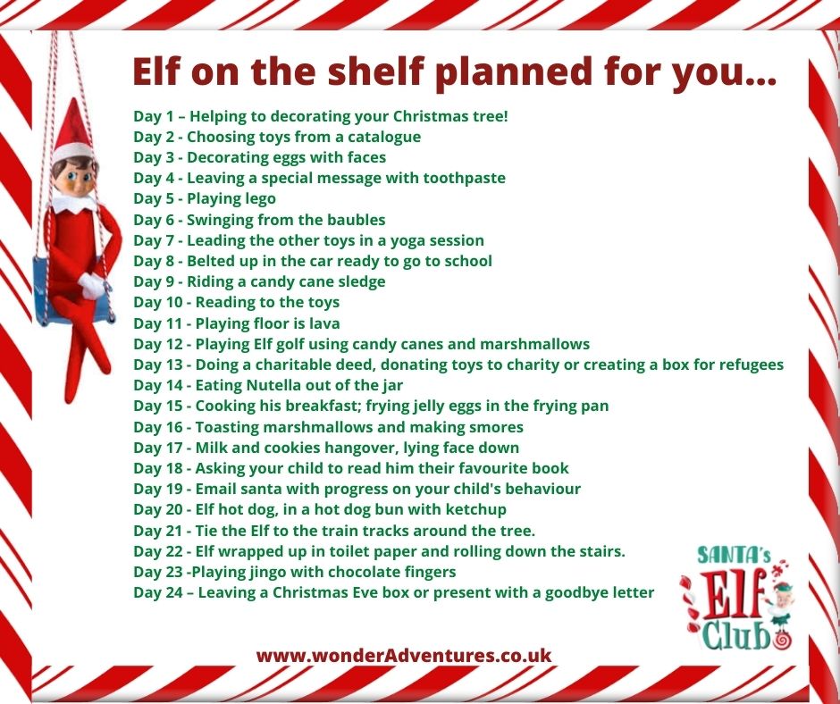 Need last minute Elf on the Shelf ideas and inspiration? wonderadventures.co.uk/elf-on-the-she…

#elfontheshelf #ideasformums